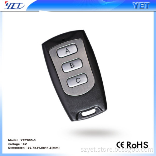 universal 3 button 868MHz remote control YET005